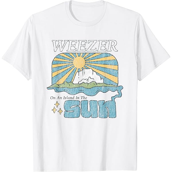 Amazon.com: Weezer Black Unisex T-Shirt - Small - Short Sleeve